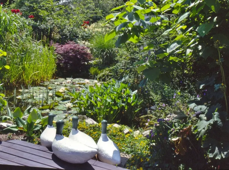 Garten der Künstlerin Helen Nakath in Meerbusch – Projektfoto