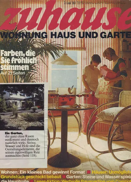 Erste Hausgärten in Zeitschriften – Projektfoto