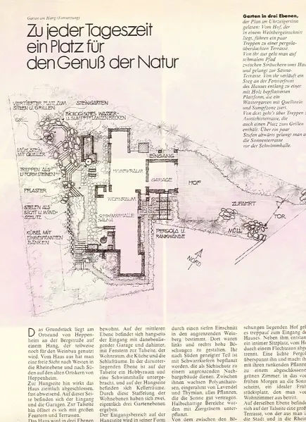 Erste Hausgärten in Zeitschriften – Projektfoto